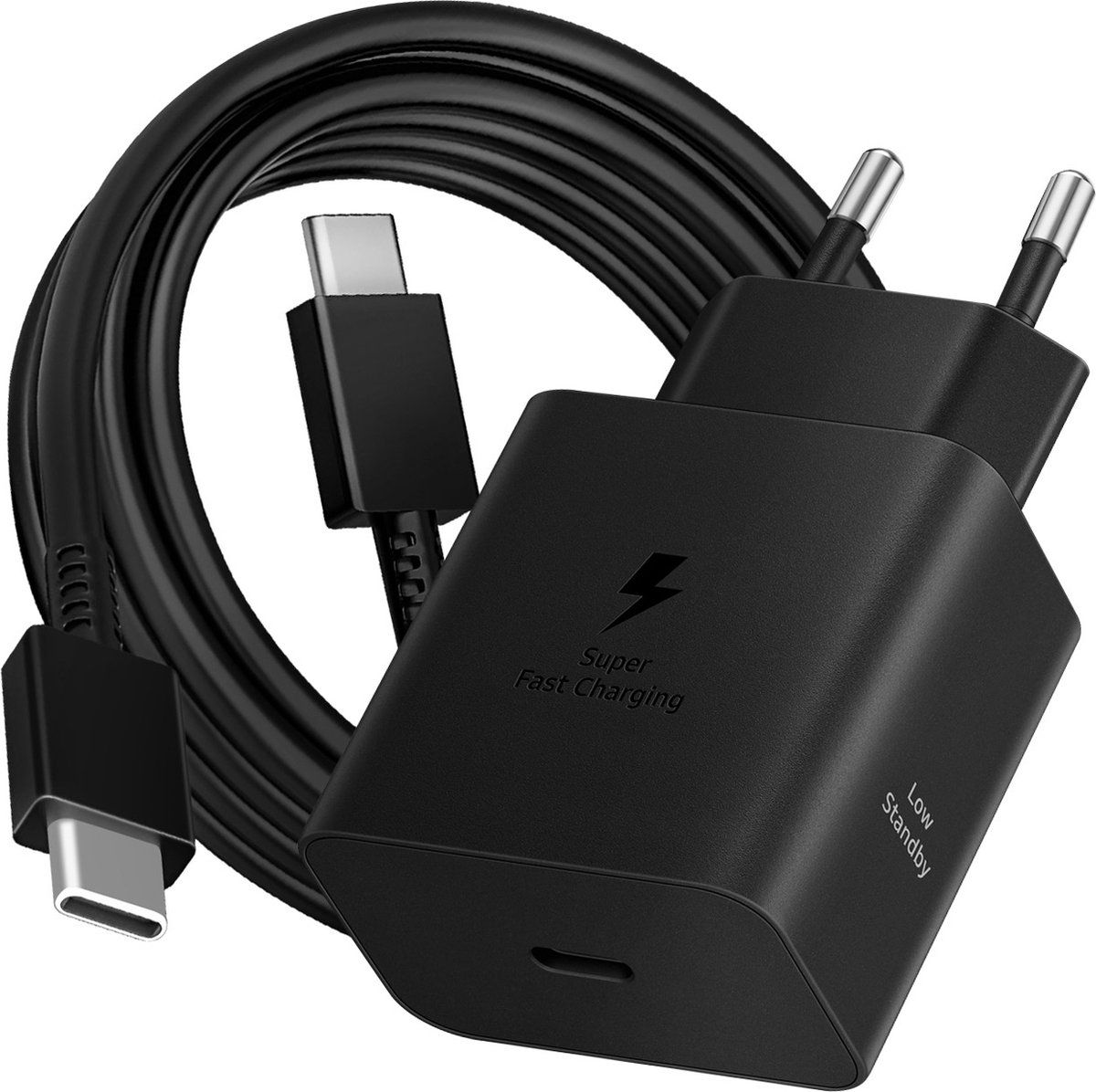 Charger 230V Samsung EP-T4511XBEGEU 45W usbC + usbC  black