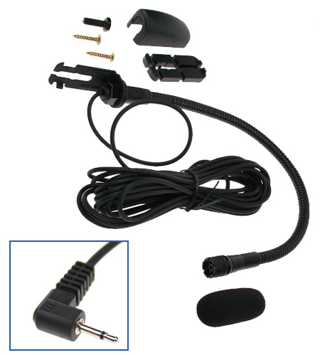 Carcomm zwanenhalsmicrofoon voor THB Bury carkits CHFM-6