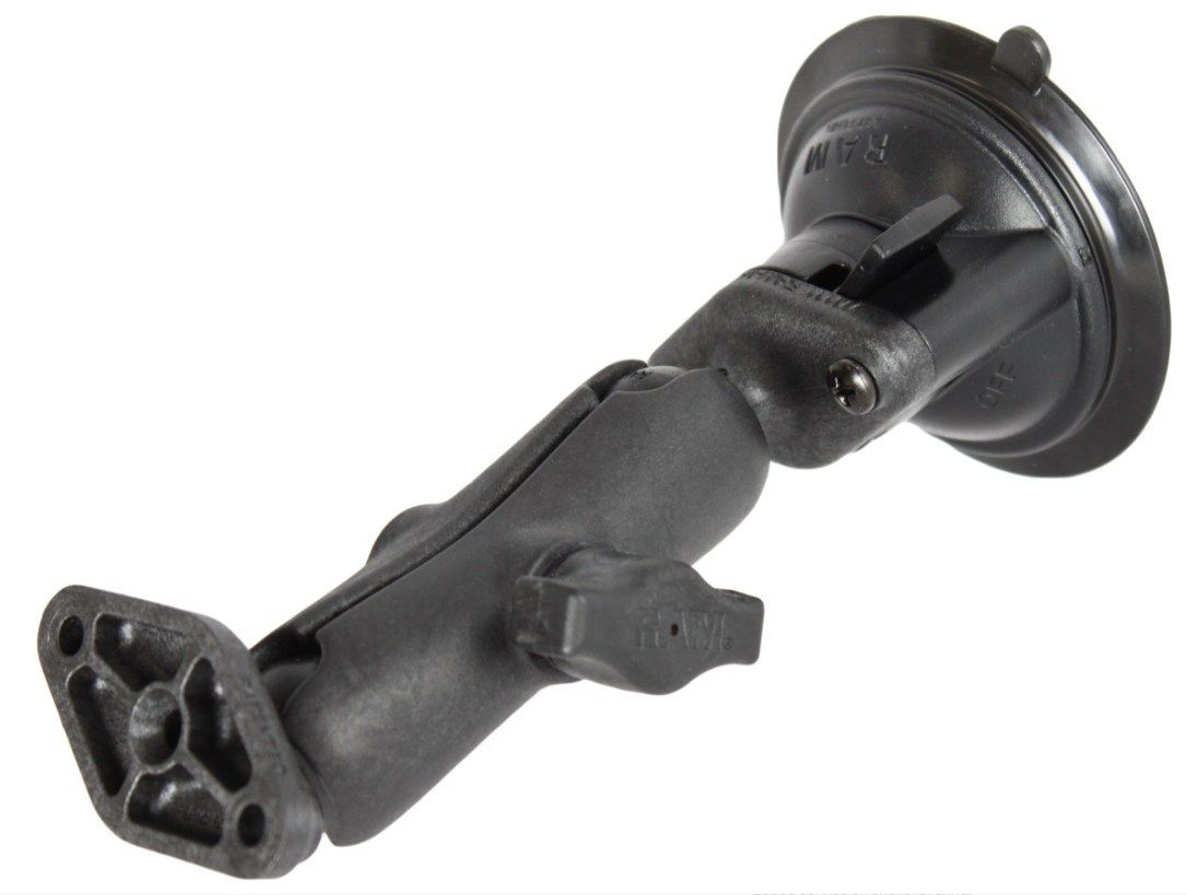RAM Twist-Lock™ Suction Cup with double socket arm 9