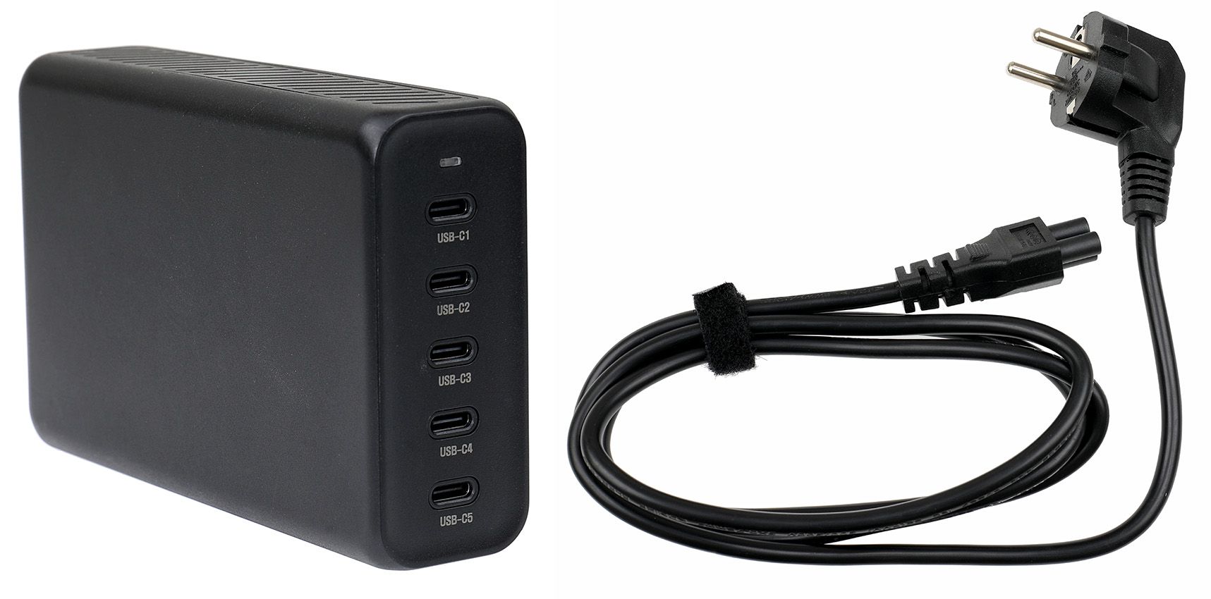 Brodit Multi-charger 5-Port usb-c 300W - with EU cable