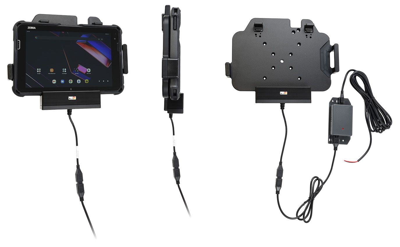 Brodit fixed Zebra ET401 8"WITH boot/Exoskeleton/VESA75/AMPS